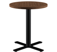 Black Plus Cafe Table - 60cm Rd